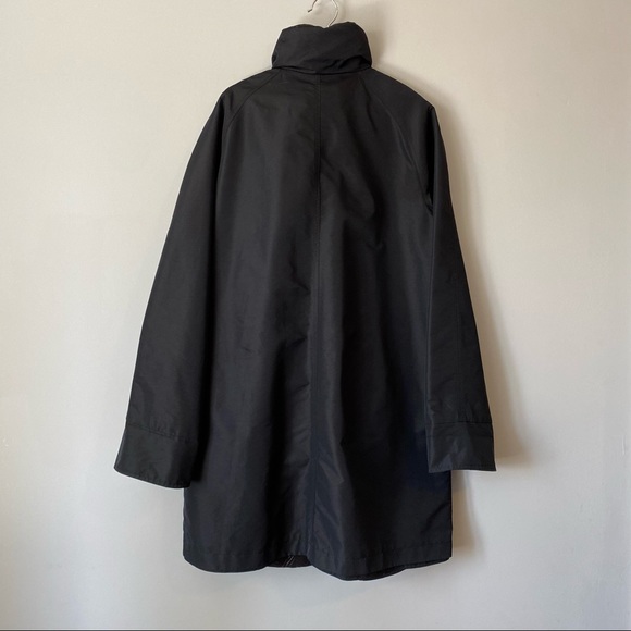 Jacques Vert women’s reversible black zebra trench zip away hood rain coat - L - Picture 6 of 12